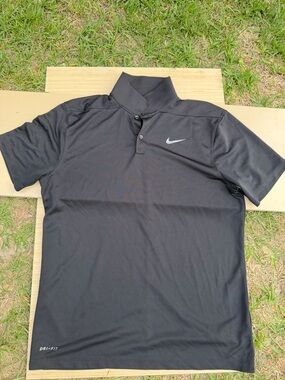 Nike Men’s Black Dri-FIT Polo Shirt
